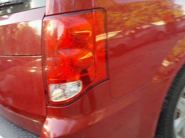 2C4RDGBGXDR504873 - 2013 DODGE GRAND CARA RED photo 9