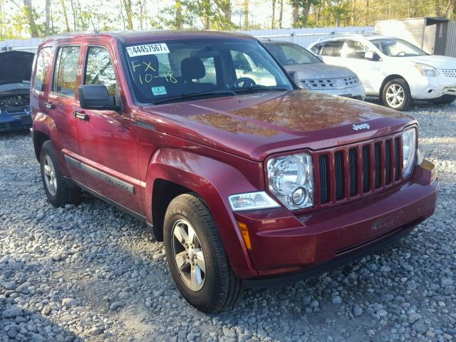 1J4PN2GK2BW573656 - 2011 JEEP LIBERTY SP RED photo 1