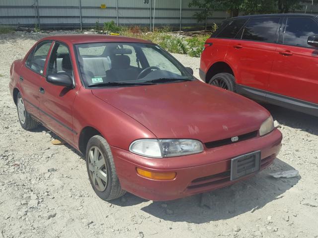 1Y1SK5260SZ034144 - 1995 GEO PRIZM BASE წითელი ფოტო 1