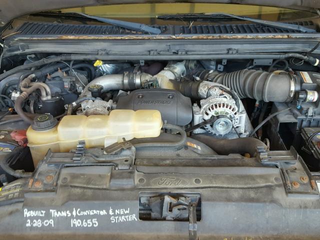 1FMSU43FX2EA38759 - 2002 FORD EXCURSION BLACK photo 7