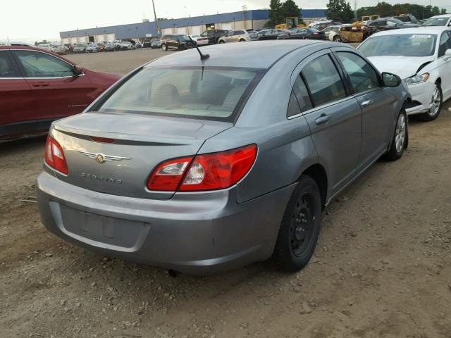 1C3LC46K28N148626 - 2008 CHRYSLER SEBRING LX GRAY photo 4