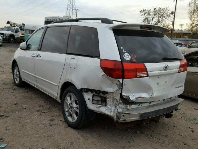 5TDZA22C05S268803 - 2005 TOYOTA SIENNA WHITE photo 3