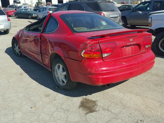 1G3NL12E24C234298 - 2004 OLDSMOBILE ALERO GL RED photo 3