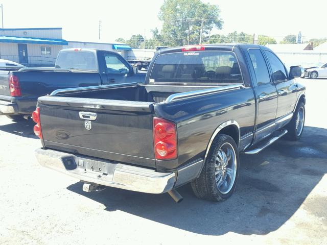 1D7HA18K68J170225 - 2008 DODGE RAM 1500 S BLACK photo 4