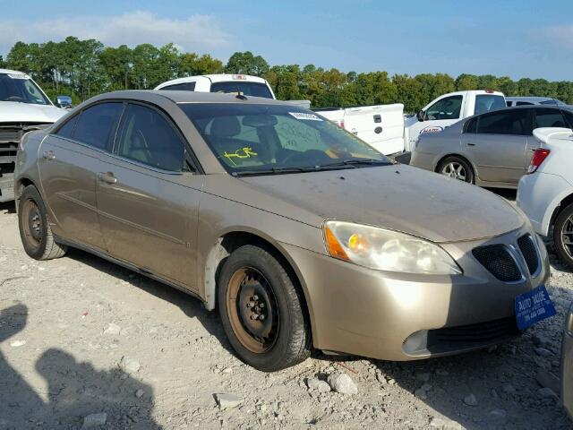 1G2ZF57B084114180 - 2008 PONTIAC G6 VALUE L GOLD photo 1