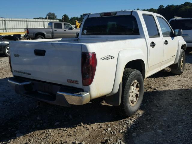 1GTDS136748165388 - 2004 GMC CANYON WHITE photo 4