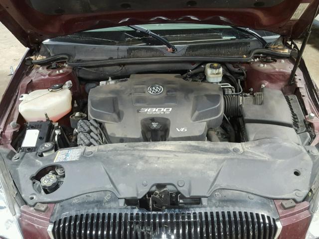 1G4HD572X6U171279 - 2006 BUICK LUCERNE MAROON photo 7