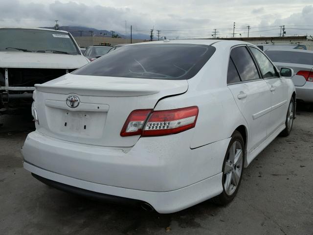 4T1BF3EK3AU567537 - 2010 TOYOTA CAMRY BASE WHITE photo 4