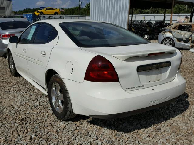 2G2WP522651223273 - 2005 PONTIAC GRAND PRIX Білий фото 3