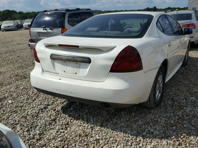 2G2WP522651223273 - 2005 PONTIAC GRAND PRIX Білий фото 4