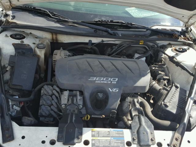 2G2WP522651223273 - 2005 PONTIAC GRAND PRIX Білий фото 7