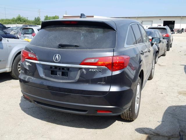 5J8TB4H33DL021282 - 2013 ACURA RDX BASE GRAY photo 4