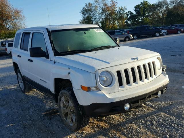 1C4NJRBB3ED608407 - 2014 JEEP PATRIOT SP WHITE photo 1