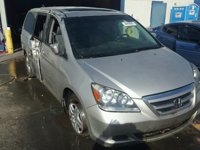 5FNRL38657B451476 - 2007 HONDA ODYSSEY EX SILVER photo 1