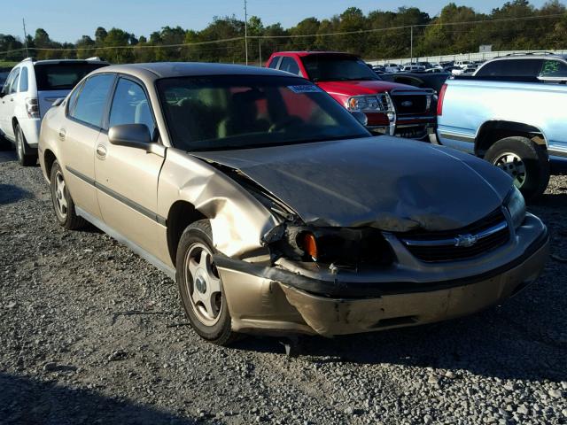 2G1WF52EX59355990 - 2005 CHEVROLET IMPALA BEIGE photo 1