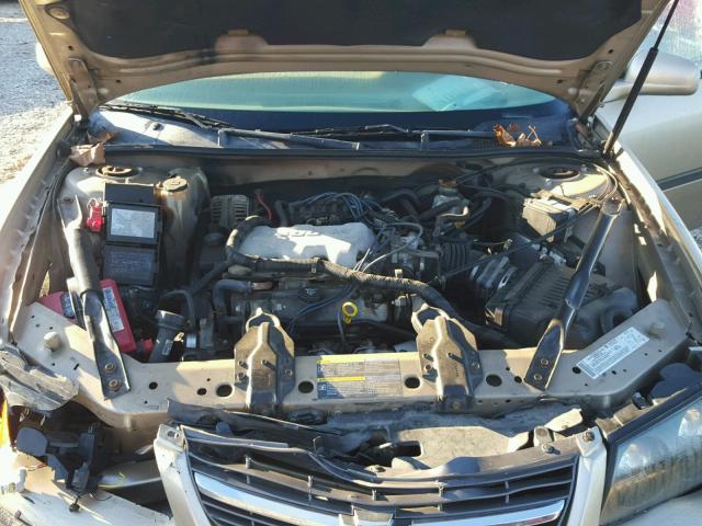 2G1WF52EX59355990 - 2005 CHEVROLET IMPALA BEIGE photo 7