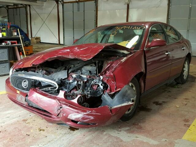 2G4WC582961133868 - 2006 BUICK LACROSSE C MAROON photo 2