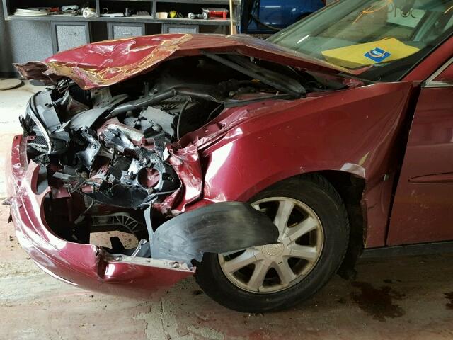 2G4WC582961133868 - 2006 BUICK LACROSSE C MAROON photo 9