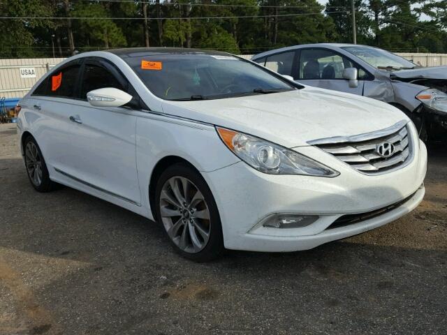 5NPEC4AB1CH501605 - 2012 HYUNDAI SONATA WHITE photo 1