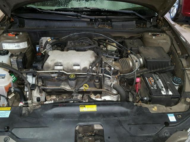 1G2NF52E91M656349 - 2001 PONTIAC GRAND AM S Qəhvəyi foto 7