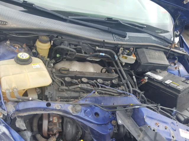 3FAFP37N35R148987 - 2005 FORD FOCUS ZX5 BLUE photo 7