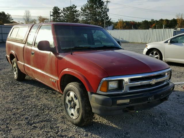 1GCCT19X4T8177649 - 1996 CHEVROLET S TRUCK S1 RED photo 1