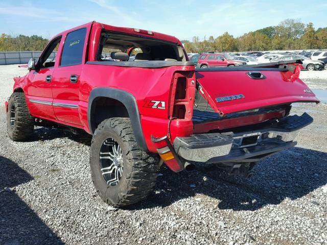 2GTEK13T261171261 - 2006 GMC NEW SIERRA RED photo 3