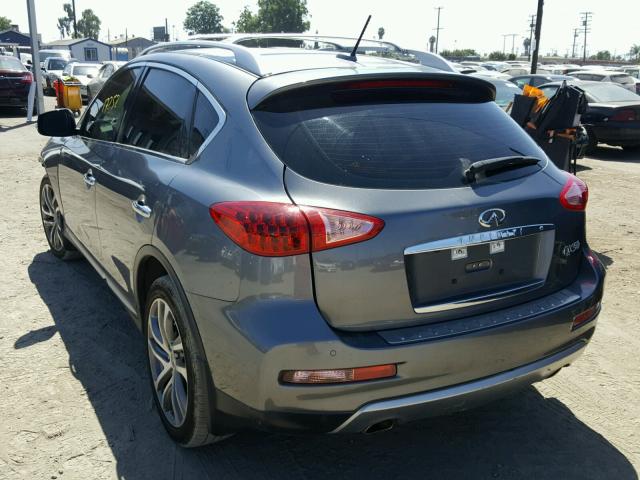 JN1BJ0RP6HM385447 - 2017 INFINITI QX50 GRAY photo 3