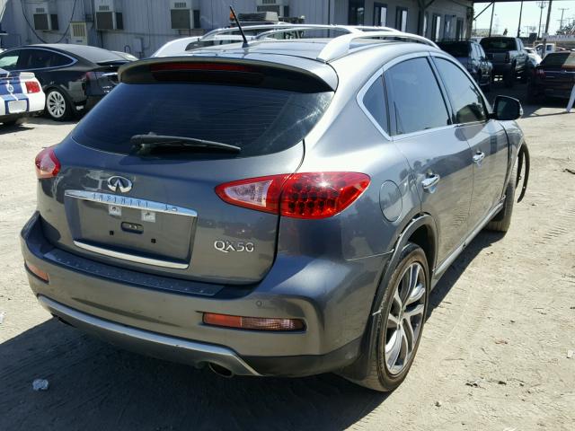 JN1BJ0RP6HM385447 - 2017 INFINITI QX50 GRAY photo 4