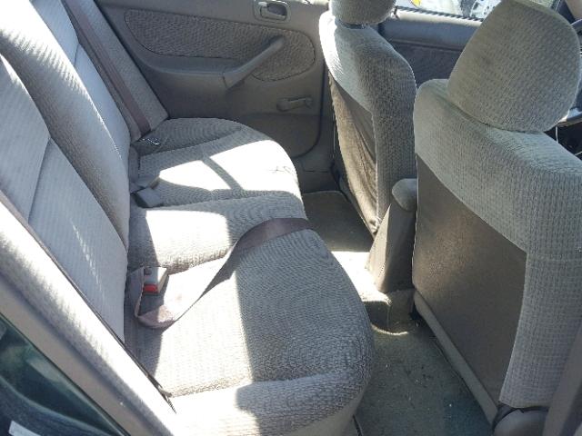 2HGEJ6611YH537345 - 2000 HONDA CIVIC BASE 绿色 照片 6