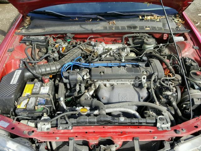 JHMBB2252TC004575 - 1996 HONDA PRELUDE SI RED photo 7