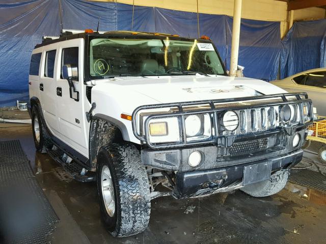 5GRGN23U73H120781 - 2003 HUMMER H2 WHITE photo 1