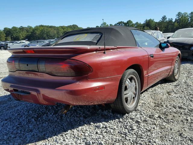 2G2FS32K0T2200968 - 1996 PONTIAC FIREBIRD BURGUNDY photo 4