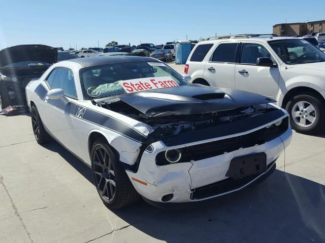 2C3CDZBT7HH542656 - 2017 DODGE CHALLENGER WHITE photo 1