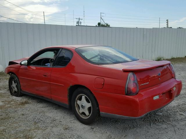 2G1WW12E439324773 - 2003 CHEVROLET MONTE CARL 红色 照片 3