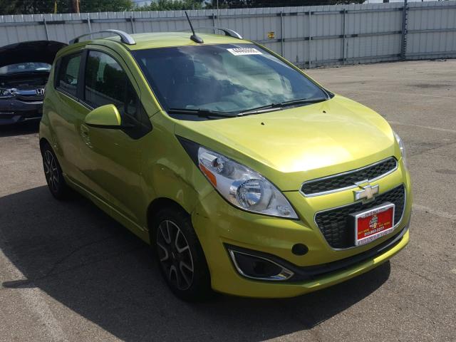 KL8CF6S97DC522292 - 2013 CHEVROLET SPARK 2LT YELLOW photo 1