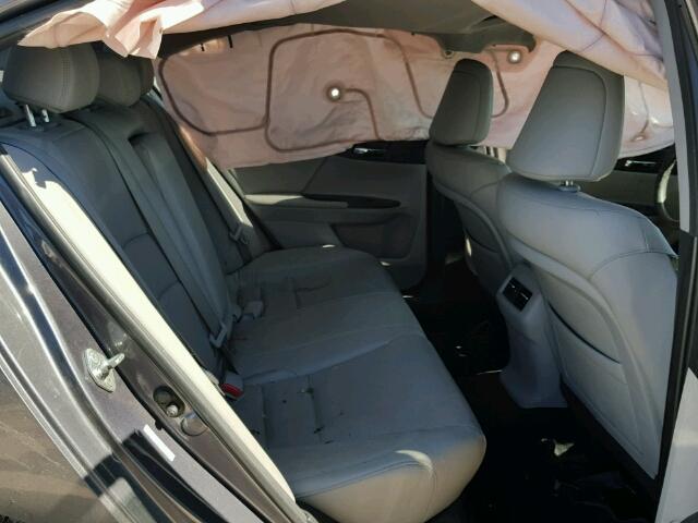 1HGCR2F84DA055015 - 2013 HONDA ACCORD EXL SILVER photo 6