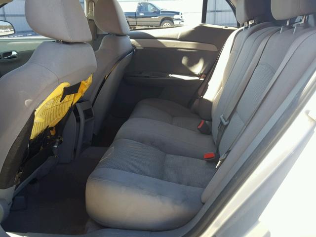 1G1ZA5E06AF106275 - 2010 CHEVROLET MALIBU LS SILVER photo 6