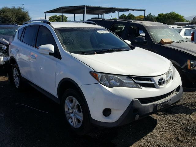 2T3BFREV4FW258588 - 2015 TOYOTA RAV4 LE WHITE photo 1