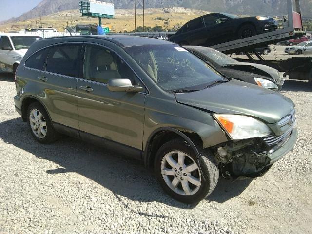 JHLRE48798C053665 - 2008 HONDA CR-V EXL GREEN photo 1