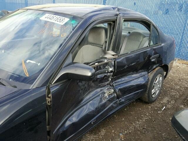 2HGES16361H909656 - 2001 HONDA CIVIC DX BLACK photo 9