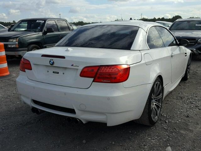 WBSDX9C51DE785929 - 2013 BMW M3 WHITE photo 4