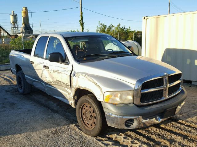 1D7HA18N04S704964 - 2004 DODGE RAM 1500 S SILVER photo 1