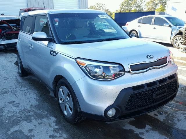 KNDJN2A24F7750745 - 2015 KIA SOUL GRAY photo 1