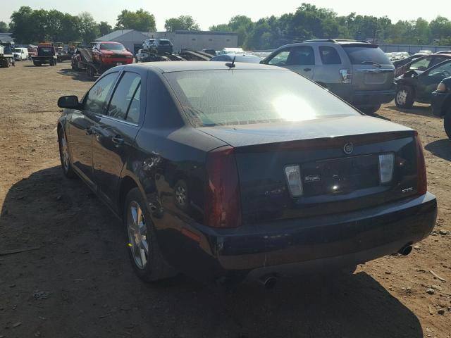 1G6DW677550153179 - 2005 CADILLAC STS BLACK photo 3