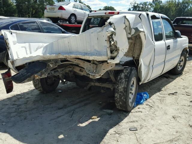 2GCEC19TX41202595 - 2004 CHEVROLET SILVERADO WHITE photo 4