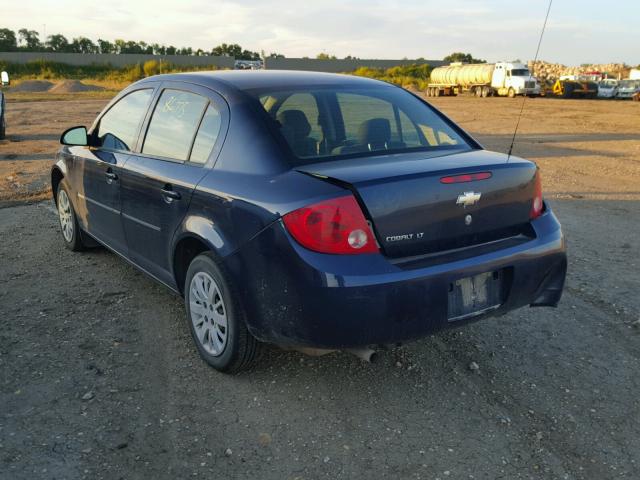 1G1AD5F58A7131011 - 2010 CHEVROLET COBALT 1LT BLUE photo 3