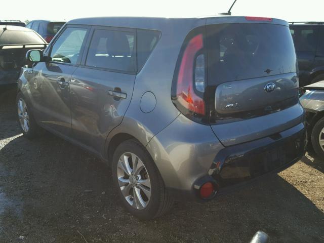 KNDJP3A52G7239854 - 2016 KIA SOUL + GRAY photo 3