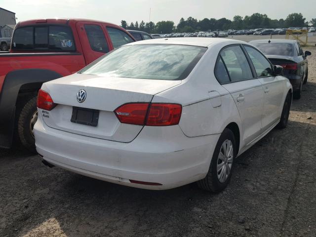 3VW1K7AJ7BM041978 - 2011 VOLKSWAGEN JETTA BASE 白色 照片 4