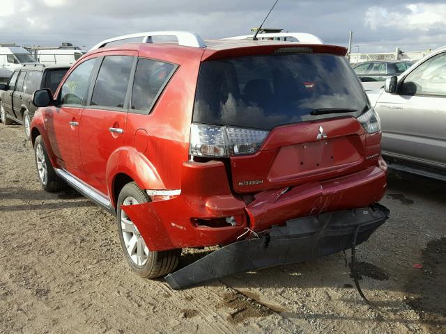 JA4LS31W29Z013993 - 2009 MITSUBISHI OUTLANDER RED photo 3